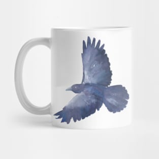 Crow, watercolor painting Mug